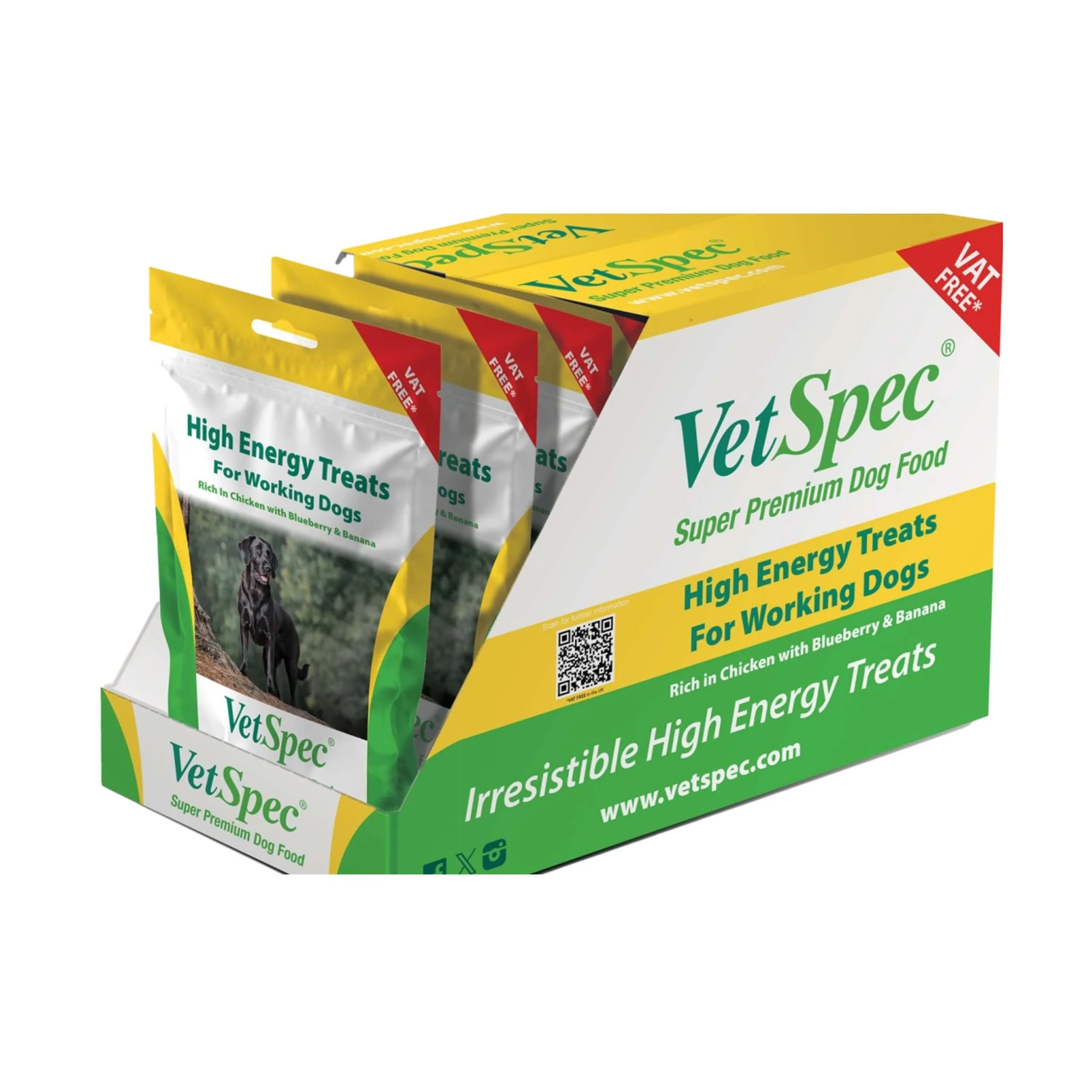 VetSpec High Energy Treats for Working Dogs 100g x 8