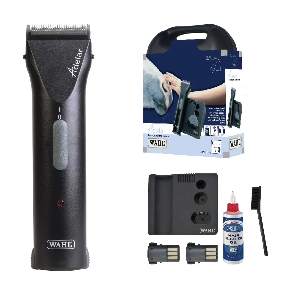 Wahl Adelar Rechargeable Horse Trimmer - Equestrian Grooming Kit - Image 3