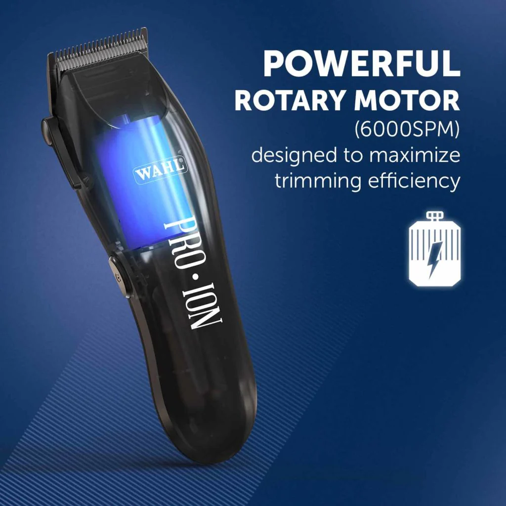 Wahl Pro Ion Cord/Cordless Horse Trimmer - Equine Grooming Kit - Image 5